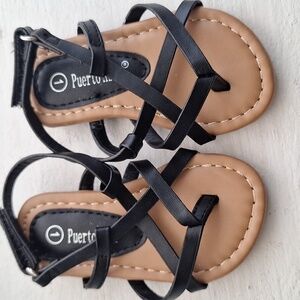 Puerto Azul Sandals, size 1, Black